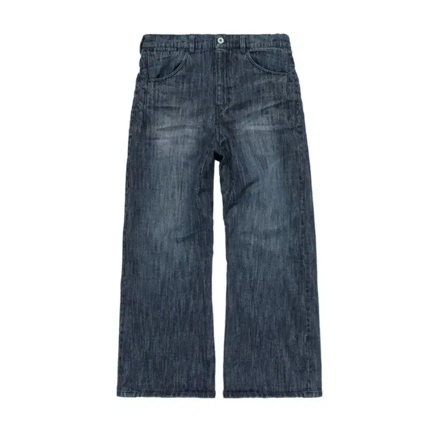 [BUNJANG] Politeru Rouge Aged Jean - Mid Indigo / [4] 폴리테루 루즈드 에이지드 진 미드 인디고