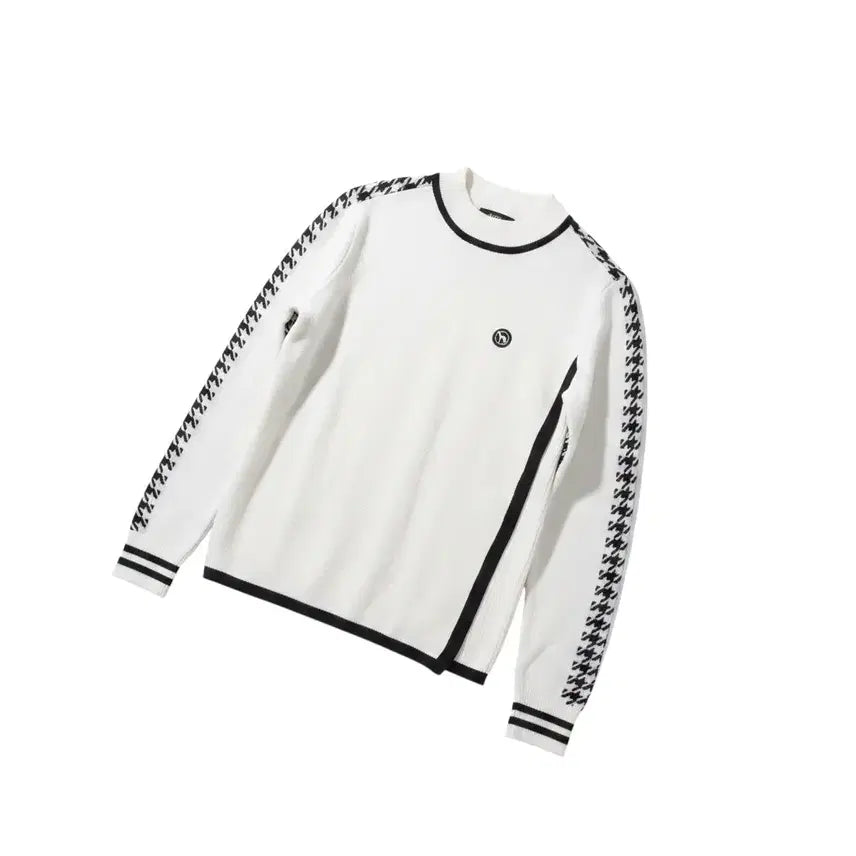 [BUNJANG] Adabat Houndstooth Golf Knit Women's 90 / 여성90/ 아다바트 하운드투스 골프니트 38-24