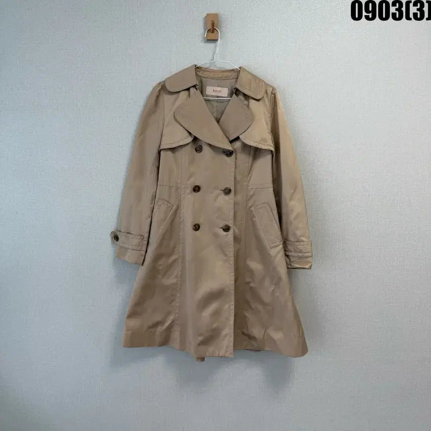 [BUNJANG] SOUP Beige Trench Coat (Size 95) / SOUP 여성 트렌치 코트 베이지 95