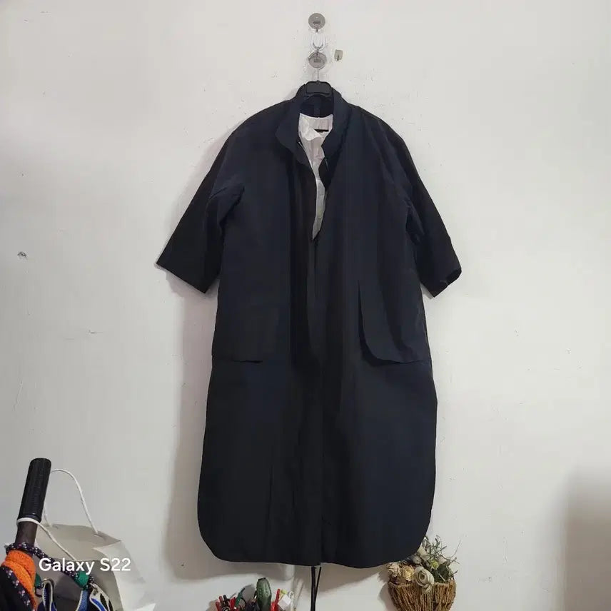 [BUNJANG] Black Oversized Coat / 블랙 오버사이즈 코트