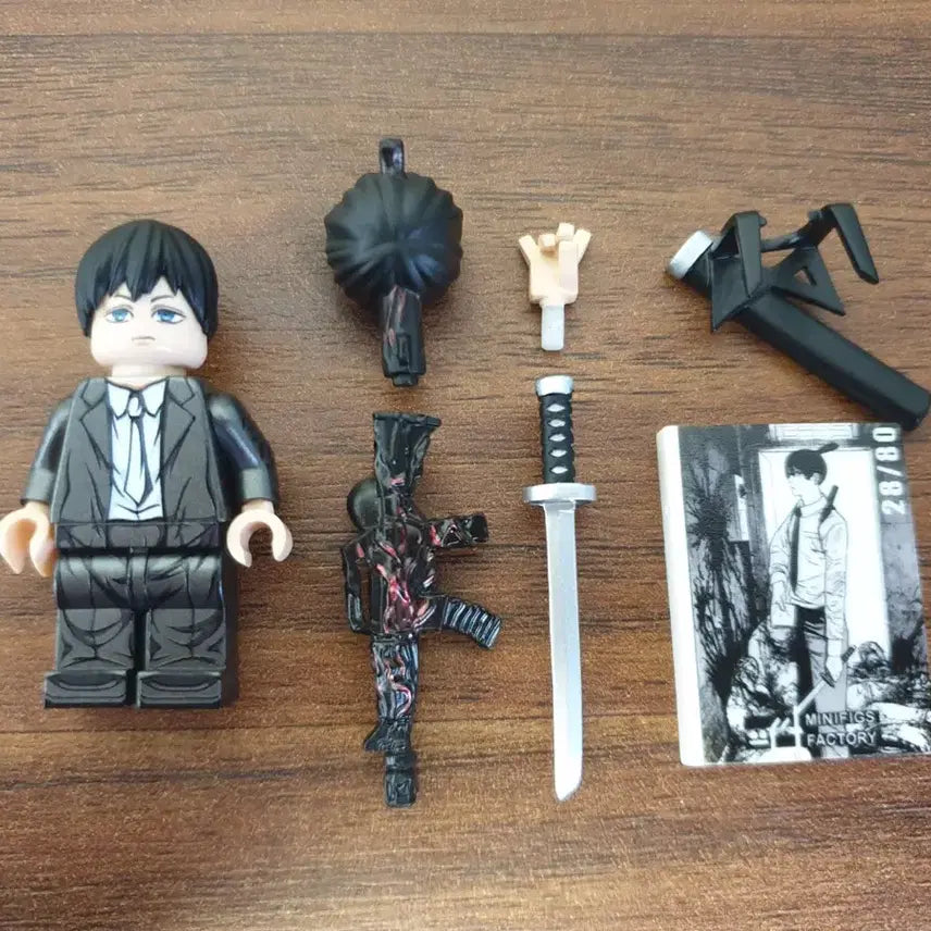 [BUNJANG] Chainsaw Man Aki Custom Lego Minifigure / 체인소맨 아키 레고 커스텀