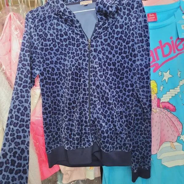 [BUNJANG] Juicy Couture Leopard Hooded Zip-Up M / 쥬시꾸뛰르 레오파드 후드 집업M 새상품