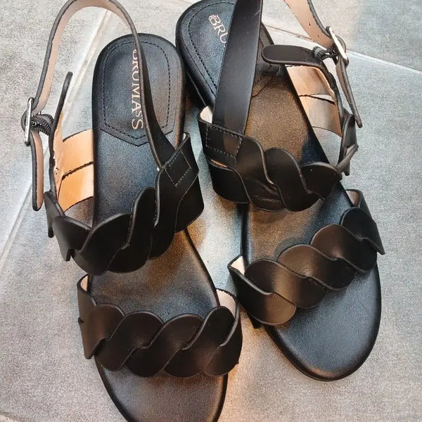 [BUNJANG] Brumas Black Sandals Size 240 / 새)브루마스 샌들 블랙 240