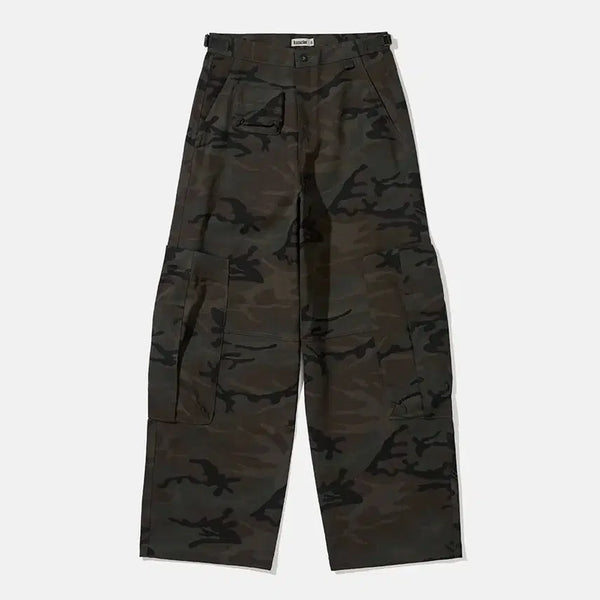 [BUNJANG] Character Lumping Cargo Pants Camo / 1) 카락터 Lumping cargo pants / Camo 럼핑 카고 팬츠 카모