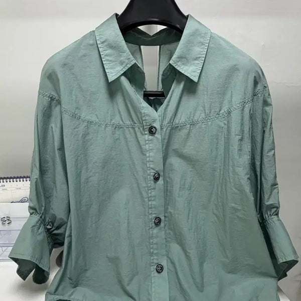 [BUNJANG] 7-Sleeve Shirt Free Size / 7부 셔츠 Free