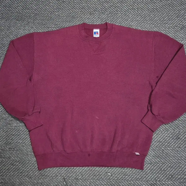[BUNJANG] 90s Russell Athletic Sweatshirt Wine XL / [XL]90s USA 러셀 스웻 와인 -B225