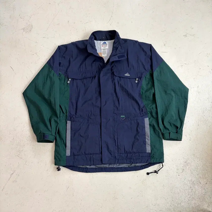 [BUNJANG] Adidas 90s Vintage Old Skool Nylon Jacket L / 90s 아디다스 빈티지 올드스쿨 나일론 자켓 L