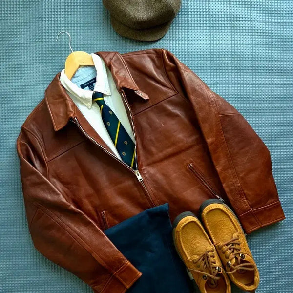 [BUNJANG] COACH Cowhide Single Leather Jacket / 코치 COACH 카우하이드 싱글 가죽자켓