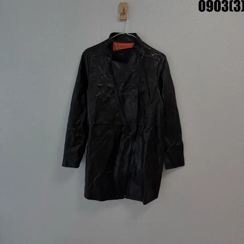 [BUNJANG] Gigliotti Black Genuine Leather Jacket / GIGLIOTTI 블랙 양가죽자켓 66