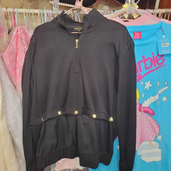 [BUNJANG] Juci Couture Gold Black Long Sleeve Pullover S / 쥬시꾸뛰르 골드 블랙 긴팔 풀오버S
