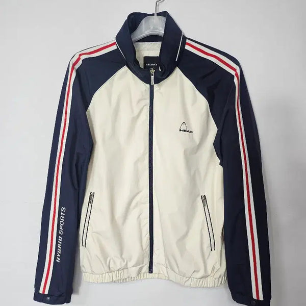 [BUNJANG] HEAD White Windbreaker Jacket / 헤드 화이트 바람막이 자켓 점퍼 100 L