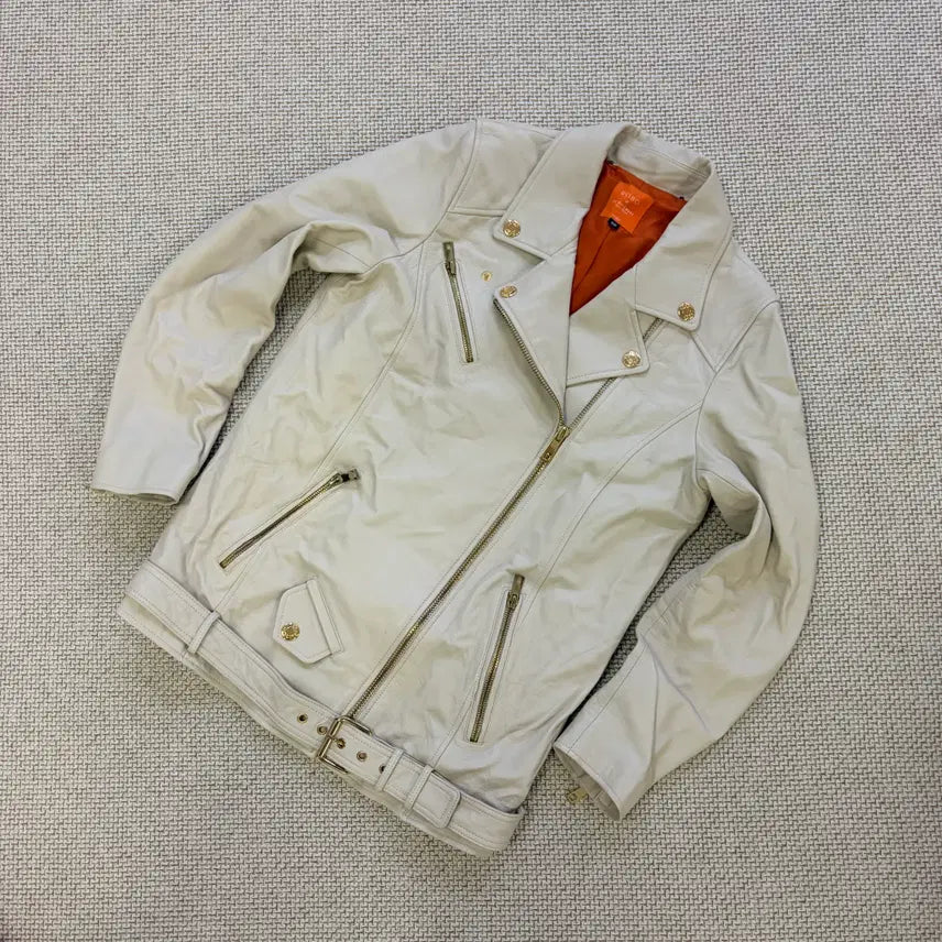 [BUNJANG] 66 Lambskin Leather Jacket / 66 로보 양가죽 레더자켓 0903D1