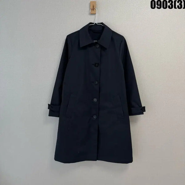 [BUNJANG] MARILYN TRENCH Navy Coat S / MARILYN TRENCH 네이비 코트 S