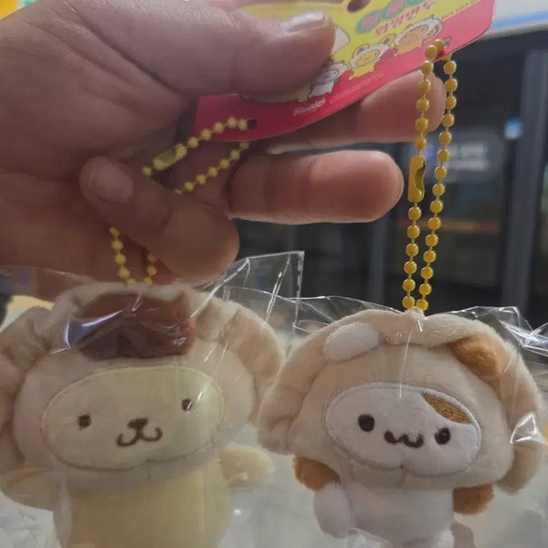 [BUNJANG] Pompompurin Ang-ang Mandu & Muffin Keychain / 폼폼푸린 와앙만두 폼폼푸린 머핀
