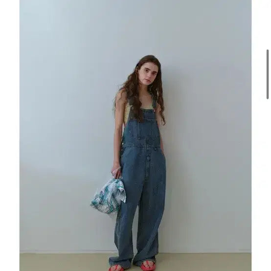 [BUNJANG] No Contents Denim Overalls / 노컨텐츠 데님오버롤