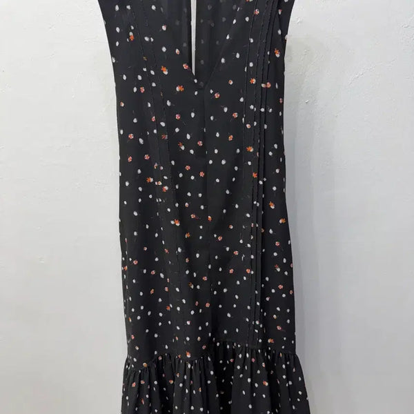 [BUNJANG] O'2nd Flower Pattern Long Dress (Size 76) / 정품) O2nd 오즈세컨 한섬 플라워 패턴 원피스 76