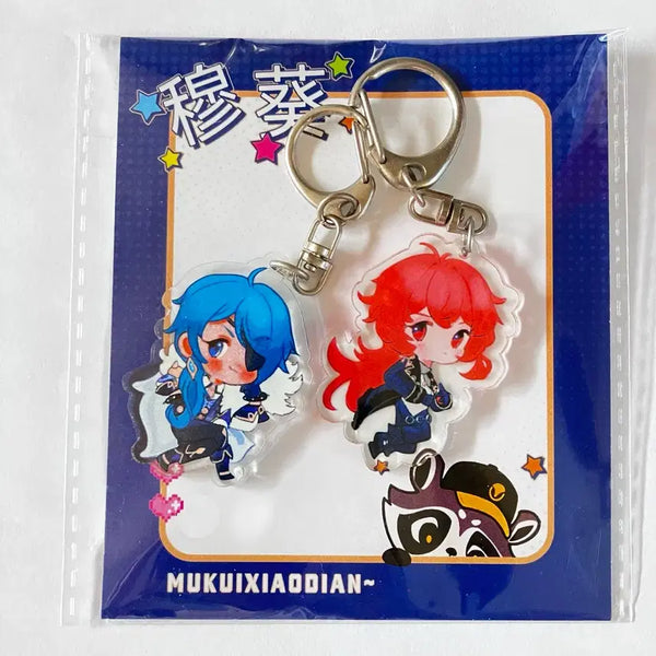 [BUNJANG] Genshin Impact Diluc & Kaeya Keychain Bundle / 원신 다이루크, 케이아 키링