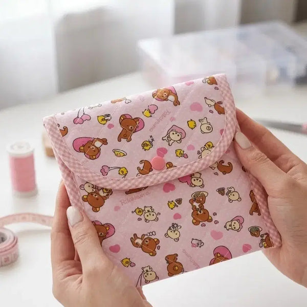 [BUNJANG] Rilakkuma Quilted Pouch / 리락쿠마 누빔바이어스파우치