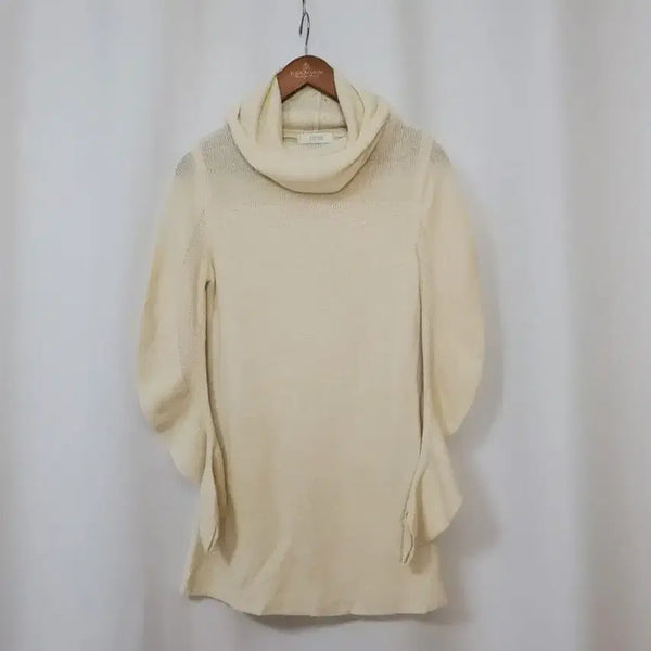 [BUNJANG] System Alpaca Blend Turtleneck Knit (Vanilla Beige) / 한섬 시스템 알파카블렌딩 니트 55-66