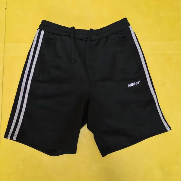 [BUNJANG] NERDY Black Logo Shorts / 널디 반바지