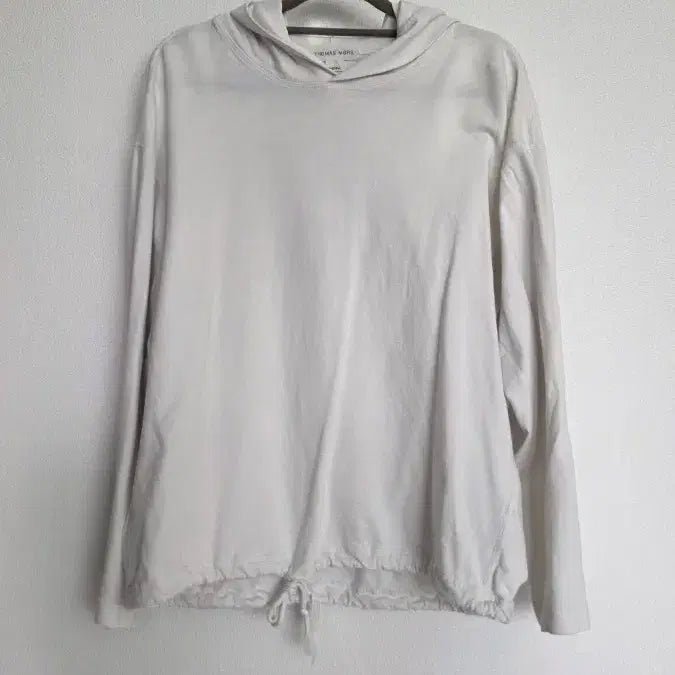 [BUNJANG] Thomas More White Oversized Hoodie / xs) 토마스모어 화이트 오버핏후드티
