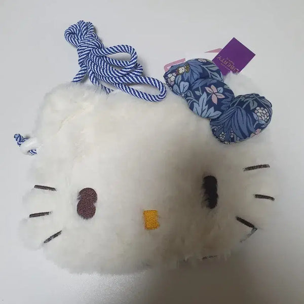 [BUNJANG] Sanrio Hello Kitty Liberty Fabric Crossbody Bag / 산리오 키티 리버티 패브릭스 인형가방