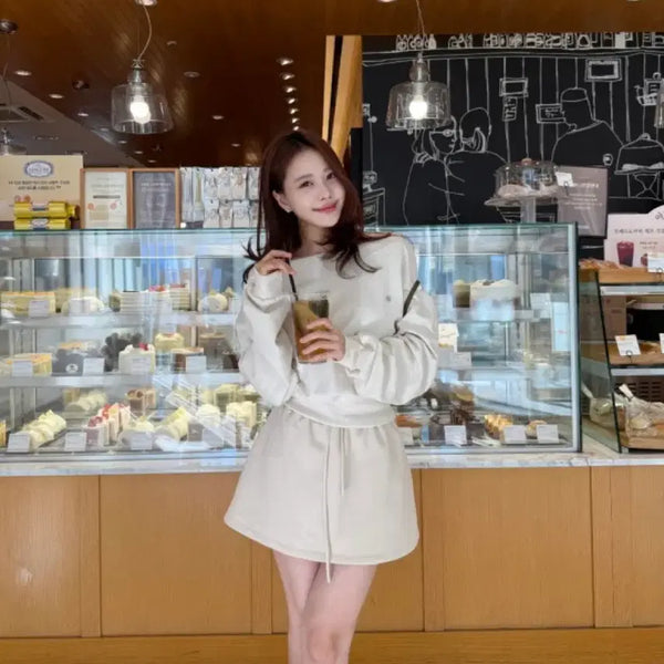 [BUNJANG] LOAR Blush Training Skirt (Skort) - Cream / 오늘반품예정@로아르 블러쉬 트레이닝 치마 (치마바지) 택달린 새상품 loar시에유메르망매플룩캐스트포유온던스트