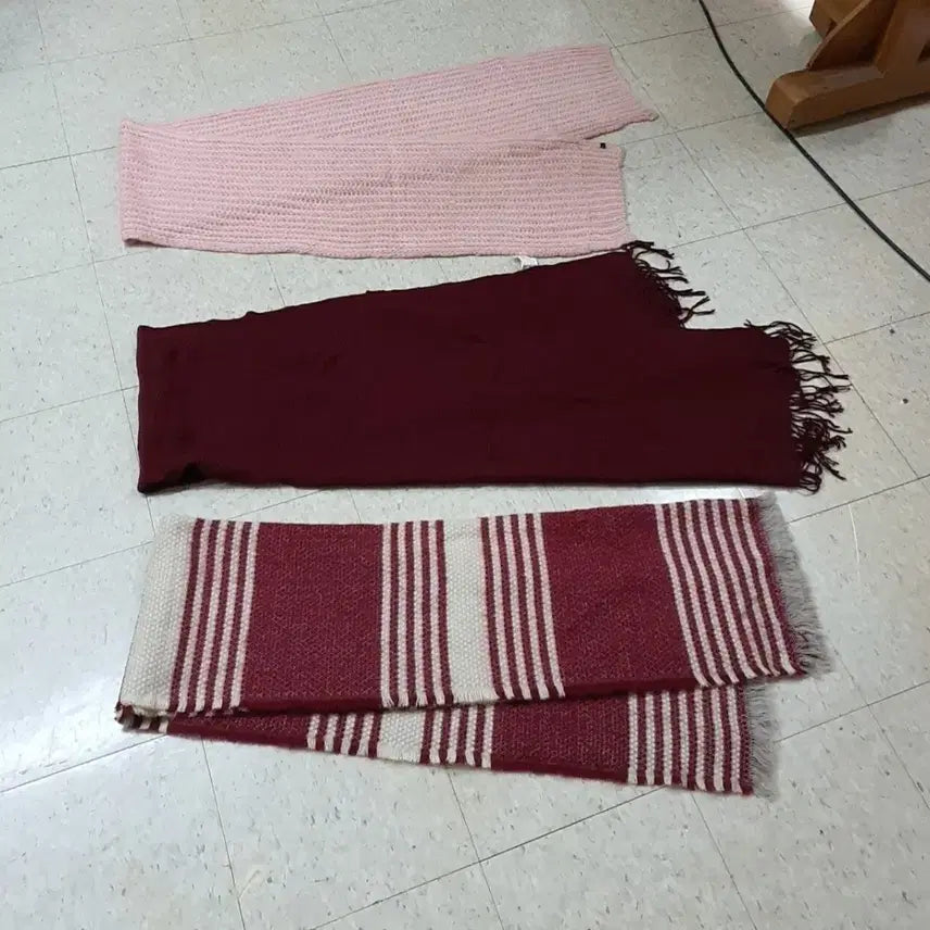 [BUNJANG] Bundle Set Warm Scarves (3 Types) / 따뜻한 목도리 3종 일괄