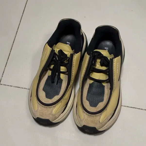 [BUNJANG] Prada Brushed Bike Sneakers / 프라다 브러쉬드 바이크 스니커즈
