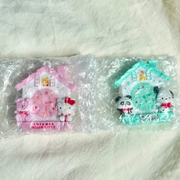 [BUNJANG] Swimmer x Sanrio Collaboration Figure Bundle Set (Hello Kitty, Pochacco) / 스위머 x 산리오 피규어 키티,포챠코 일괄