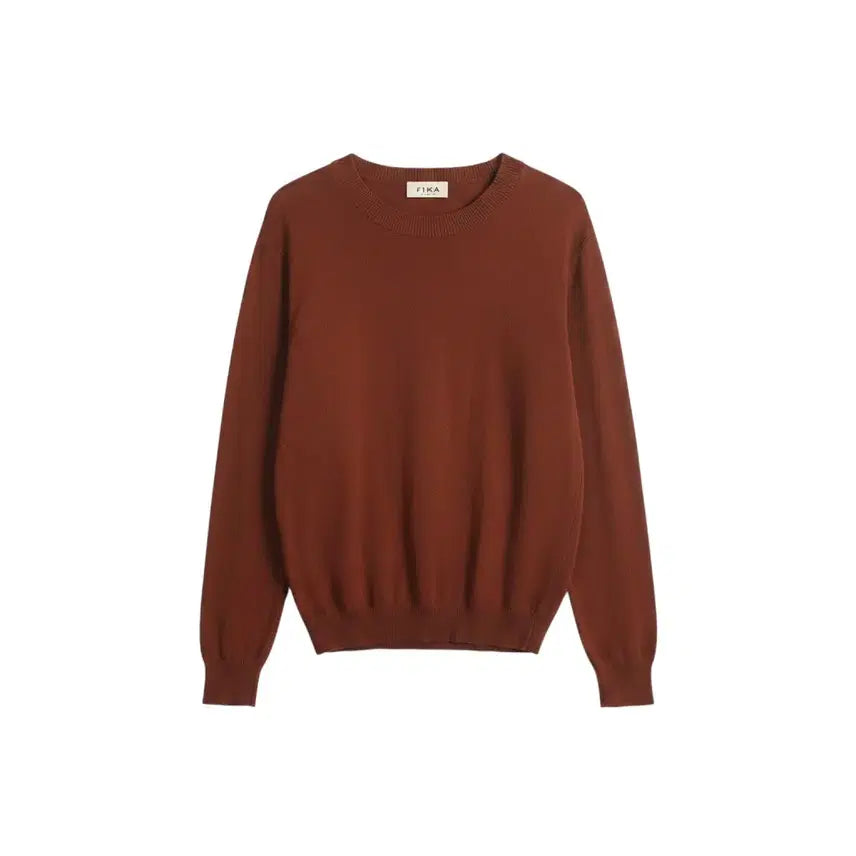[BUNJANG] FIKA Women's Round Neck Knit Tee / 여성F/ FIKA 라운드넥 니트티BR 38-36