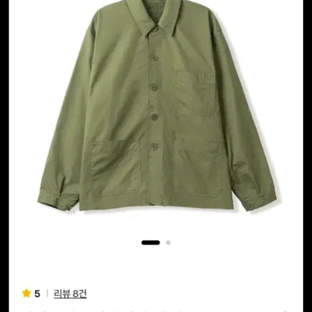 [BUNJANG] Steadybysteddy Light Work Shirt Jacket Olive / 스테디에브리웨어 라이트 워크 셔츠 자켓 올리브