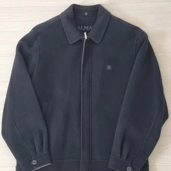 [BUNJANG] Balmain Cashmere Blend Blouson Jacket / 발망(BALMAIN) 캐시미어 혼방 블루종 자켓