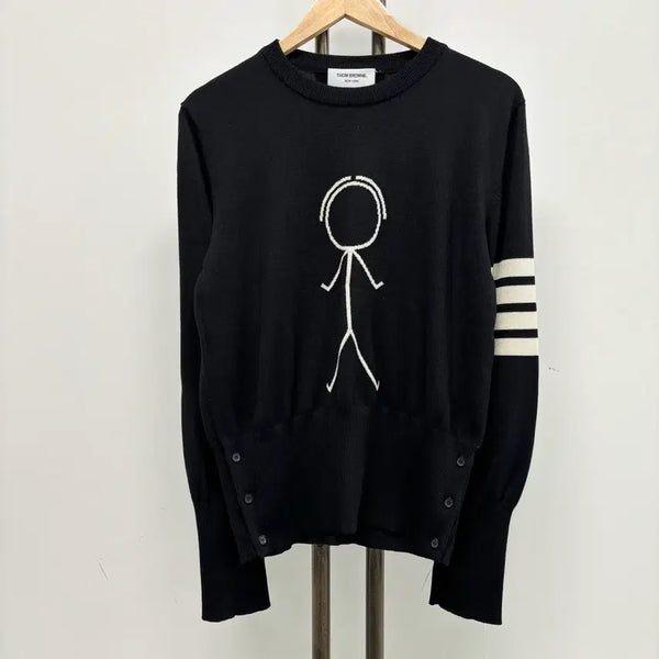 [BUNJANG] Thom Browne Tom Icon Intarsia Knit / [3]톰브라운 톰 아이콘 인타르시아 니트