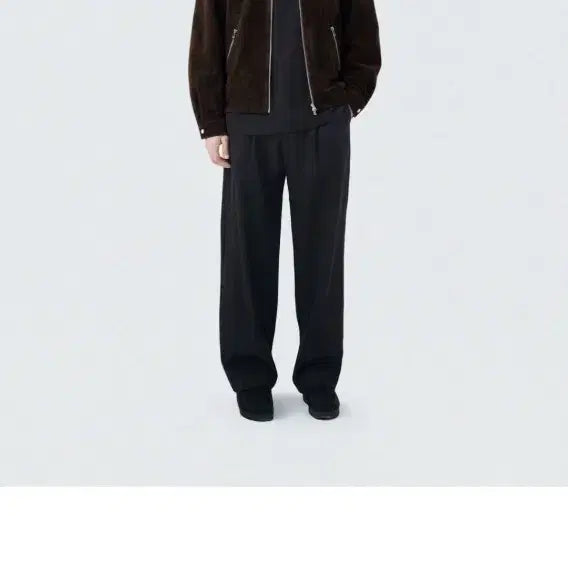 [BUNJANG] LeteterComo Suede Blouson Jacket (M) / 레테르코모 스웨이드 블루종 자켓m