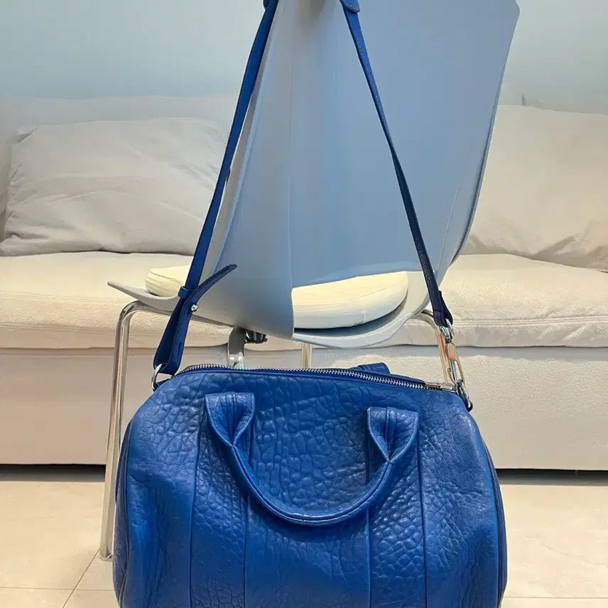 [BUNJANG] Alexander Wang Loki Duffle Tote Shoulder Bag Blue / [알렉산더왕] 로키 더플 토트 숄더백 블루