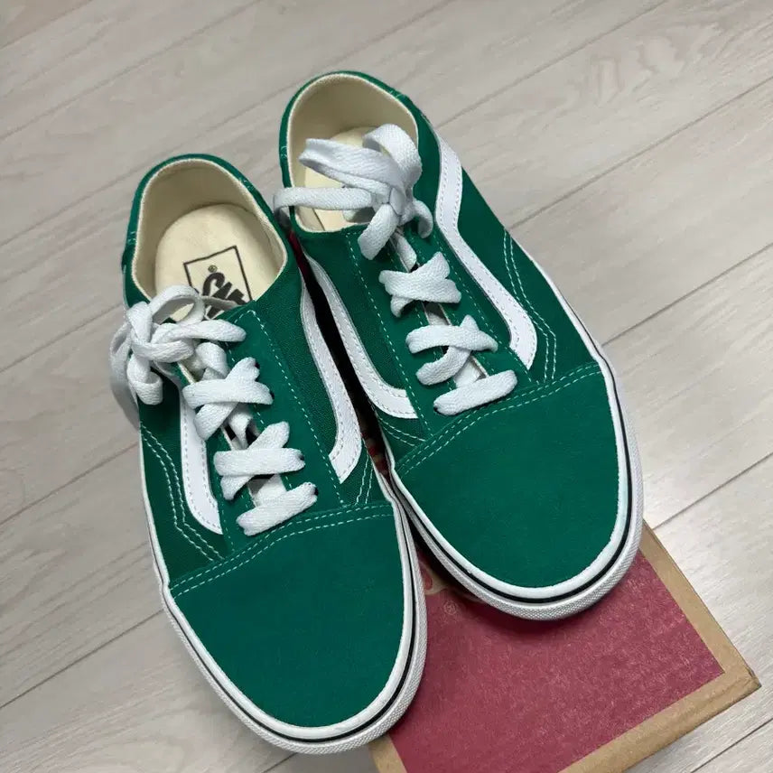 [BUNJANG] Vans Old Skool Mule Green Shoes / 반스 올드스쿨 뮬 그린