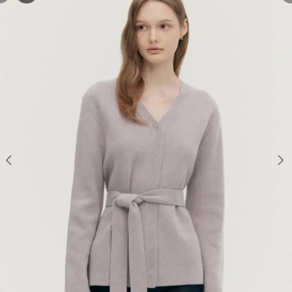 [BUNJANG] Sie Rien Belted Cardigan Lavender / 시에 sie 리엔 벨티드 가디건 라벤더
