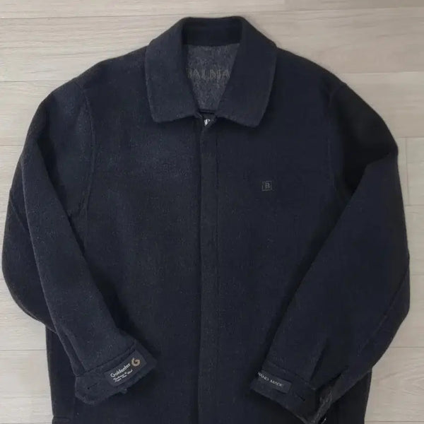 [BUNJANG] Balmain Handmade Cashmere Blend Wool Jacket Charcoal / 발망(BALMAIN) 캐시미어 혼방 핸드메이드 울 자켓