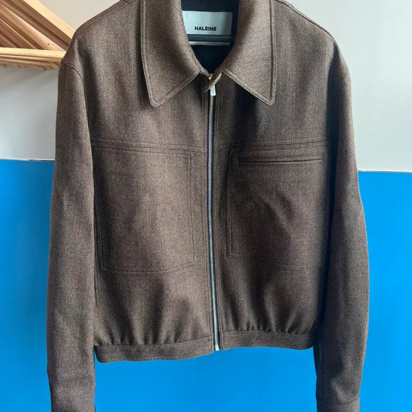 [BUNJANG] HALEINE 3D Detail Wool Short Jacket / 알렌느 3D 디테일 울 숏 자켓 2사이즈