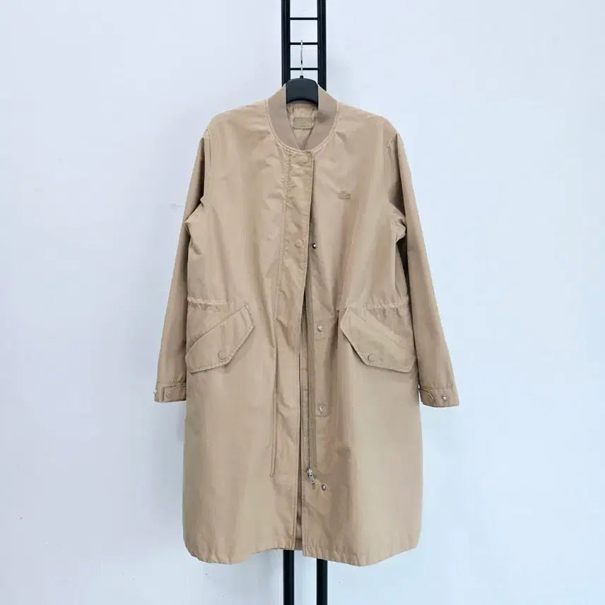 [BUNJANG] Lacoste Long Coat Jumper / 정품 라코스테 LACOSTE 롱 코트 점퍼