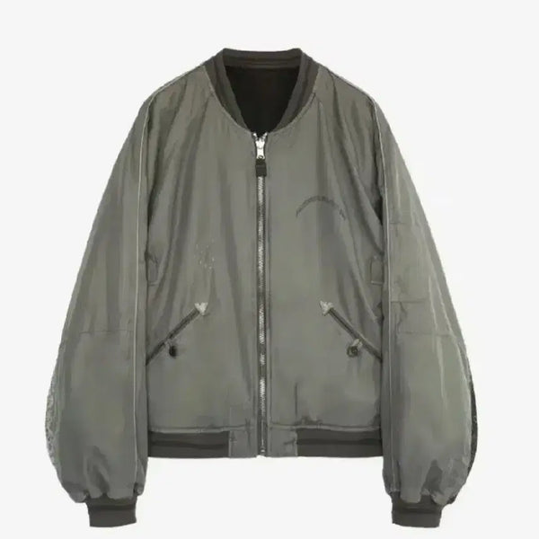 [BUNJANG] Polilu 1011 Reversible Floral Souvenir Bomber Jacket / (4) 폴리테루 1011 리버시블 플로럴 수베니어 봄버