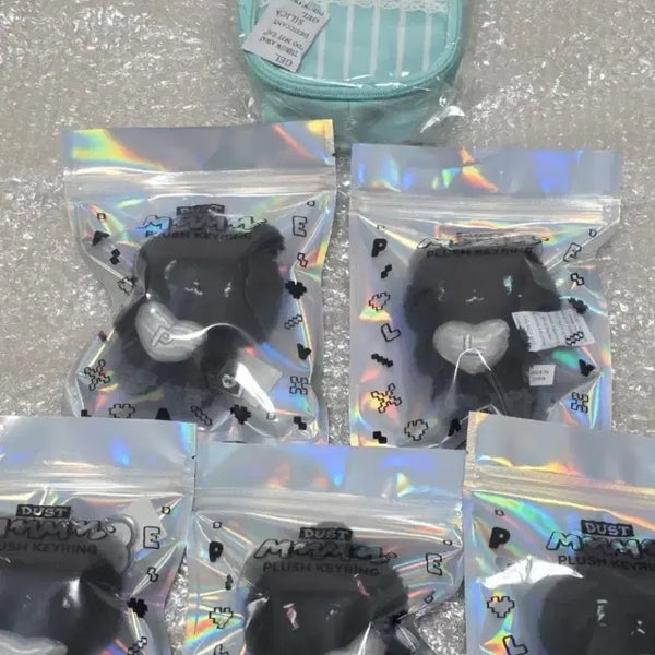 [BUNJANG] Plaive Tamneung Keyring Set (5pcs) + Pouch / (9/9전  반택무료)플레이브 탐믐 키링 5개 + 파우치 1개