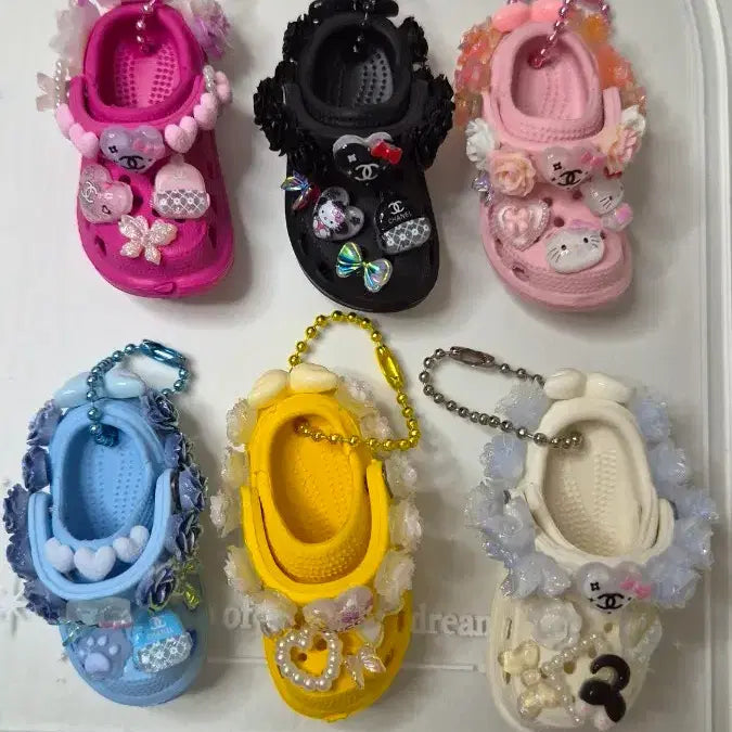 [BUNJANG] Handmade Crocs Jibbitz Keychain / 핸드메이드 크록스 지비츠 키링