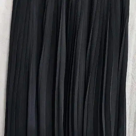 [BUNJANG] ONLY Black Pleated Long Skirt / ONLY 블랙 플리츠 롱 스커트