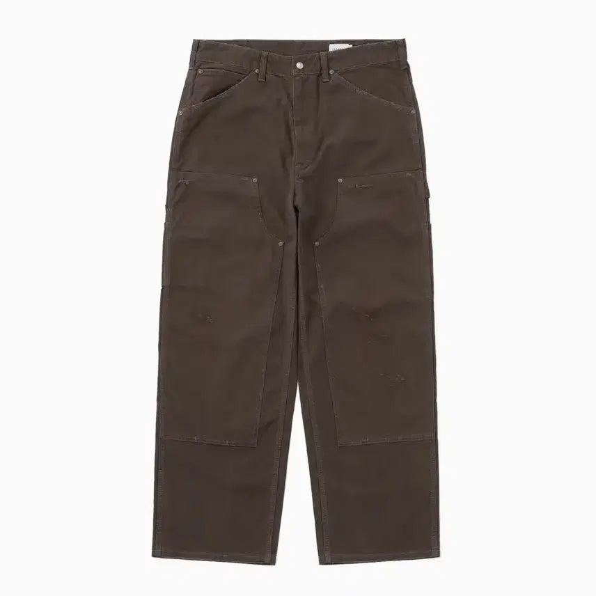 [BUNJANG] Cahkies Washed Carpenter Pants Brown / [M]카키스 워시드 카펜터 팬츠 브라운