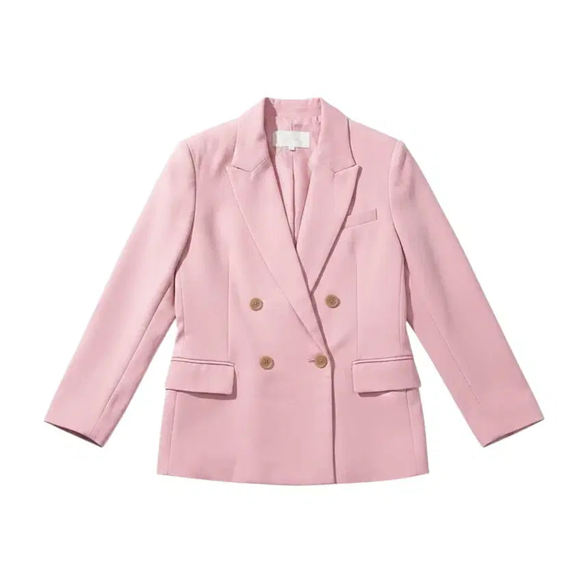 [BUNJANG] OZOC Pink Double Jacket / 여성66/ OZOC 핑크 더블자켓 38-44