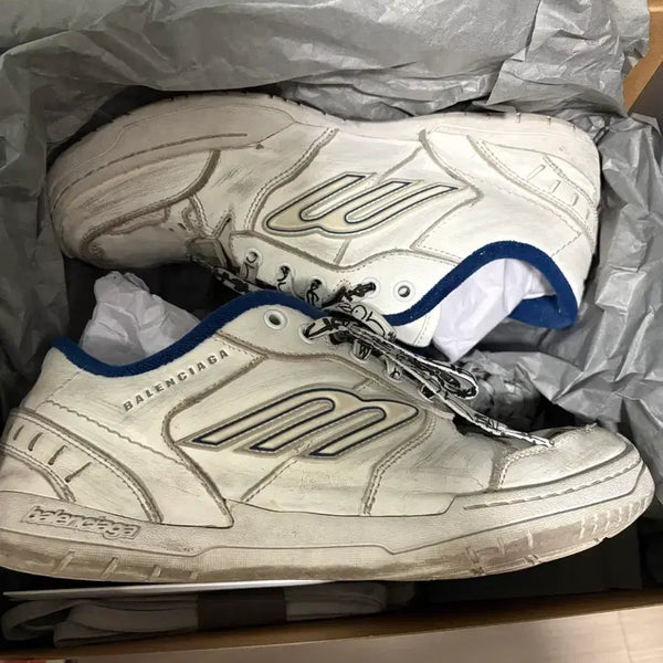 [BUNJANG] Balenciaga Hampton Sneakers White / 발렌시아가 햄튼스 스니커즈