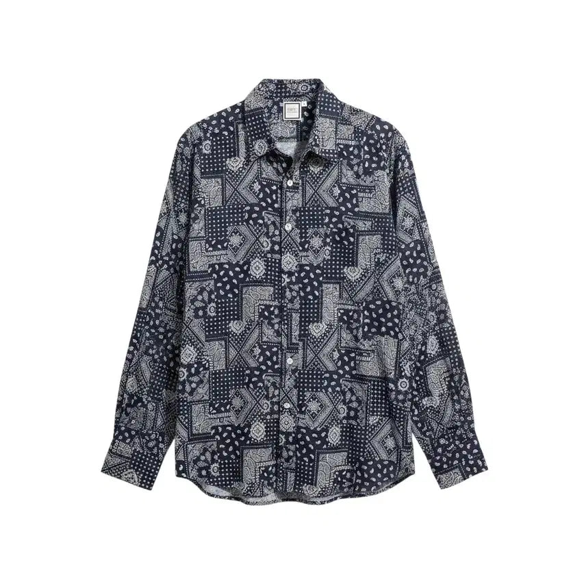 [BUNJANG] F/ RDC Paisley Shirt / 남성F/ RDC 페이즐리 셔츠 남방NV 38-47