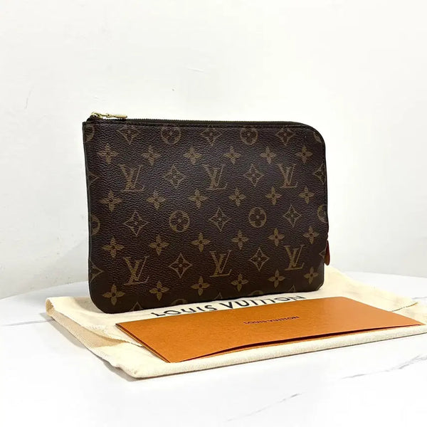 [BUNJANG] Louis Vuitton Monogram Etui Voyage Clutch Bag PM / 루이비통 모노그램 에튀보야주 클러치백 PM